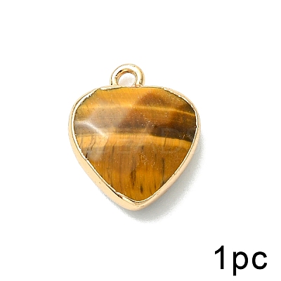 Natural Tiger Eye Pendants G-YW0003-01C-1