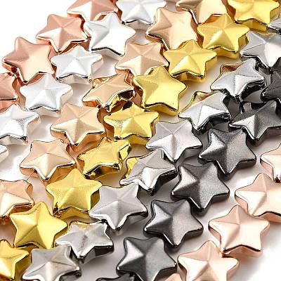 Electroplate Glass Beads Strands EGLA-V001-03-1