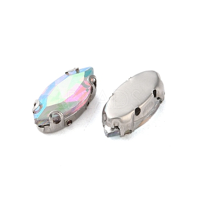 Horse Eye Sew on Rhinestone RGLA-L028-08G-04-1