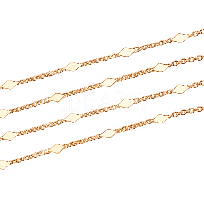 3.28 Feet Brass Link Chains X-CHC-T007-01G-1