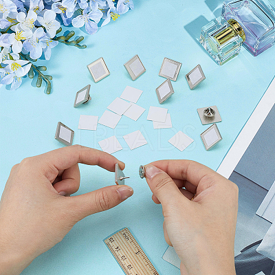 DIY Sublimation Blank Brooch Pin Making Kit DIY-WH0591-619B-1