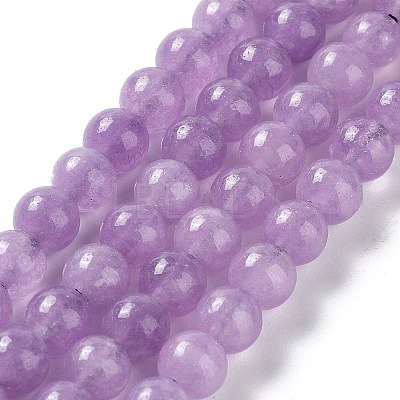 Dyed Natural Malaysia Jade Beads Strands G-G021-02A-05-1