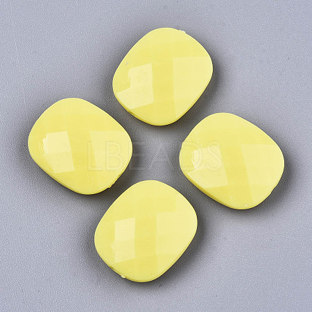 Opaque Acrylic Beads X-SACR-T352-05A-01-1