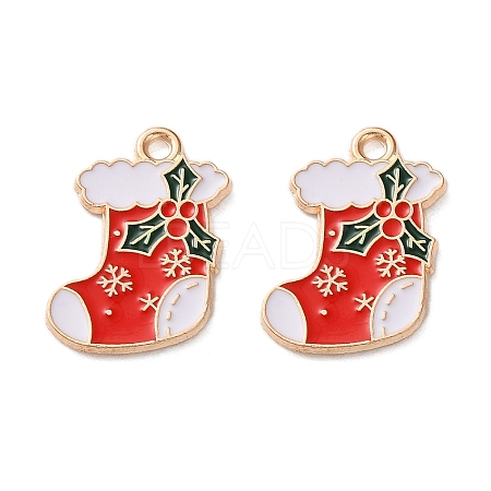 Alloy Enamel Pendants LS-ENAM-I061-01KCG-18-1