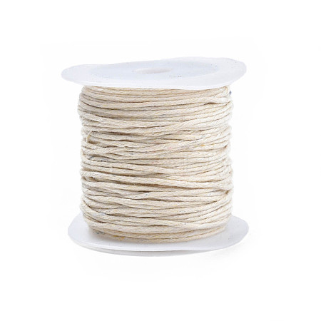 Waxed Cotton Thread Cords YC-R003-1.0mm-10m-102-1