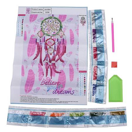 5D DIY Diamond Painting Canvas Kits For Kids DIY-F059-09-1