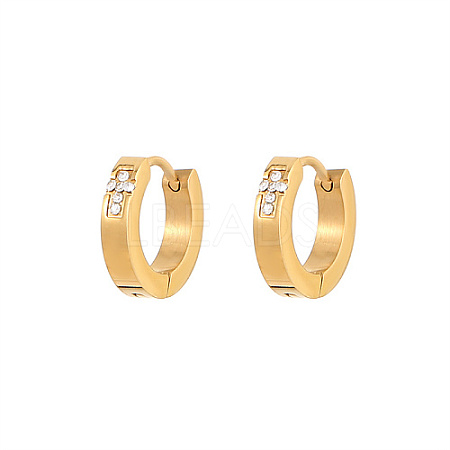 304 Stainless Steel Hoop Earrings FM1082-1