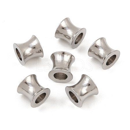 Tarnish Resistant 304 Stainless Steel European Beads LS-STAS-E039-1-1