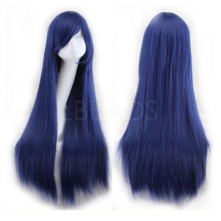 31.5 inch(80cm) Long Straight Cosplay Party Wigs OHAR-I015-11L-1