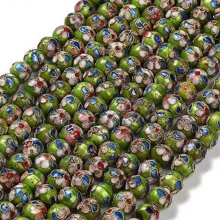 Handmade Cloisonne Beads CLB-O001-M10-03-1