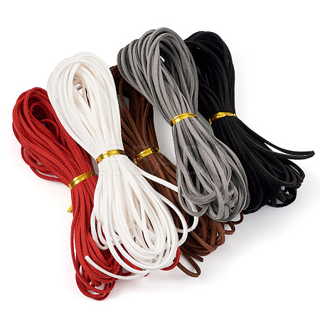  50 Yards 5 Colors Flat Faux Suede Cord LW-TA0001-03-1