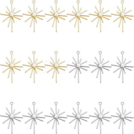 20Pcs 2 Colors Alloy Pendants FIND-FH0003-49-1
