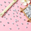 900Pcs 15 Styles White and Black Acrylic Beads SACR-YW0001-67-5