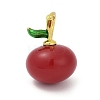 Enamel Plastic Pendants KK-G526-21G-03-1