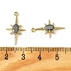 Brass Micro Pave Cubic Zirconia Pendants KK-M277-08G-01-3