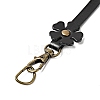 Flower End Cowhide Leather Bag Handles FIND-D027-20B-03-3