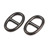 304 Stainless Steel Oval Links Connector Charms STAS-F366-02A-EB-2