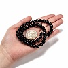 Natural Eyeless Obsidian Beads Strands G-K123-06-12mm-5