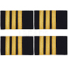 Silk Aviation Epaulette AJEW-CY0002-53A-1