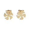 PVD Vacuum Plating 304 Stainless Steel Stud Earrings for Women EJEW-A048-23G-1