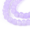 Baking Paint Imitation Jade Glass Bead Strands LS-DGLA-A034-J8MM-A50-3