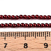 Baking Paint Pearlized Glass Pearl Bead Strands HY-N002-2mm-A13-5