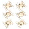 6 Sets Zinc Alloy Side Release Buckles FIND-BC0019-63LG-1