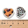Rainbow Iridescent Printed Opaque Acrylic Beads OACR-D316-01B-01-3