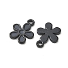 304 Stainless Steel Pendant Cabochon Settings for Enamel STAS-H240-35EB-02-2