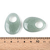 Natural Green Aventurine Large Hole Pendants G-N348-06B-05-3