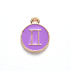 Alloy Enamel Pendants ENAM-S124-01B-01I-2