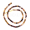 Natural Mookaite Beads Strands G-A260-A29-01-4