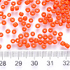 6/0 Baking Paint Glass Round Seed Beads SEED-S036-01C-01-2