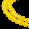 Transparent Glass Beads Strands X-EGLA-A034-T4mm-MD17-5