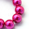 Baking Paint Pearlized Glass Pearl Round Bead Strands HY-Q003-6mm-17-3