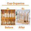 Wood Adjustable Cup Lid Holder ODIS-WH0043-88-4