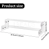 2-Tier Assembled Transparent Acrylic Minifigure Display Risers ODIS-WH0002-50A-2