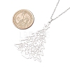 Non-Tarnish 201 Stainless Steel Pendants Necklace NJEW-JN04864-2