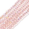 Electroplate Glass Beads Strands LS-EGLA-A034-T4mm-L18-1