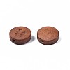 Laser Engraved Wood Beads WOOD-S053-53B-3