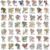 50Pcs PVC Self-Adhesive Picture Stickers STIC-M003-07-2