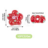 10Pcs Handmade Lampwork Beads LAMP-TADJ0001-01A-4