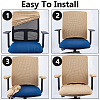 Polyester Chair Pad & Back & Handrail Cover Sets AJEW-WH0077-049B-4