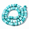 Handmade Polymer Clay Beads Strands X-CLAY-R089-8mm-085-3
