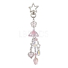 Jellyfish Glass Pendant Decorations HJEW-JM02962-01-1
