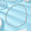 Electroplated Synthetic Non-magnetic Hematite Beads Necklaces NJEW-JN05087-2