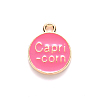 Alloy Enamel Pendants X-ENAM-S124-01A-03E-3