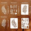 Plastic Drawing Painting Stencils Templates DIY-WH0172-1020-2