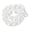 Handmade Foil Lampwork Beads Strands FOIL-Z001-04E-1