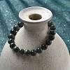 Natural Kambaba Jasper Stretch Beaded Bracelets G-A185-01V-5